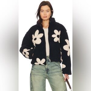 Viral teddy floral Jacket